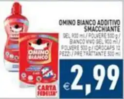Supermercati Agorà Omino bianco additivo smacchiante offerta