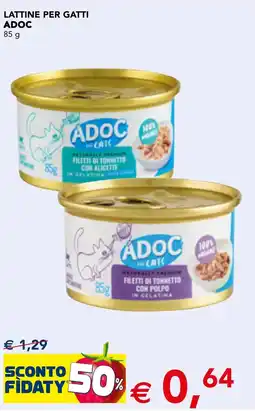 Esselunga Lattine per gatti ADOC offerta