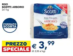 Esselunga Riso Scotti Arborio offerta