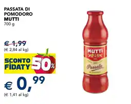Esselunga Passata di pomodoro Mutti offerta
