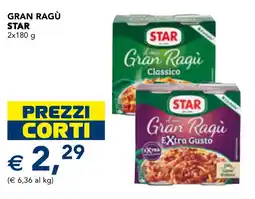 Esselunga Gran Ragù Star offerta