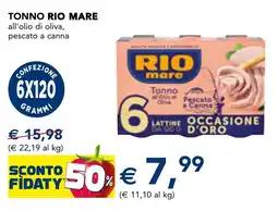 Esselunga Tonno Rio Mare offerta