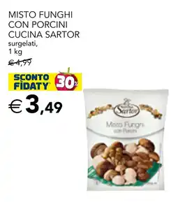 Esselunga Misto Funghi con Porcini Cucina Sartor offerta