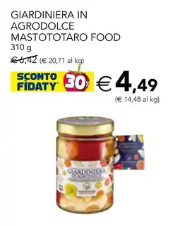 Esselunga Giardiniera in agrodolce Mastototaro Food offerta