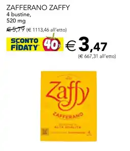 Esselunga Zafferano Zaffy offerta