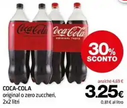 Superconti Coca-Cola original o zero zuccheri offerta