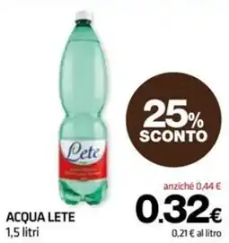 Superconti Acqua Lete offerta