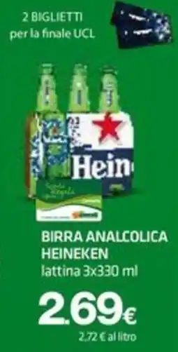 Superconti Birra analcolica Heineken offerta