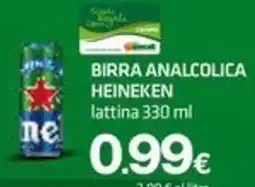 Superconti Birra analcolica Heineken offerta