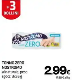 Superconti Tonno zero Nostromo offerta