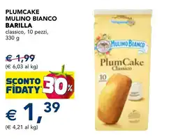 Esselunga PlumCake Mulino Bianco offerta