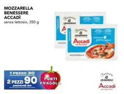 Esselunga Mozzarella benessere Accadi senza lattosio offerta