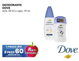 Esselunga Deodorante Dove offerta