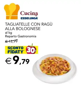 Tagliatelle con ragù alla bolognese