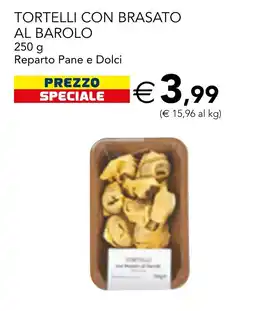 Esselunga Tortelli con brasato al barolo offerta