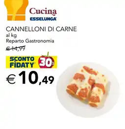 Esselunga Cannelloni di carne offerta