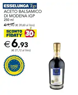 Esselunga Aceto balsamico di Modena IGP offerta