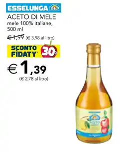 Esselunga Aceto di mele offerta