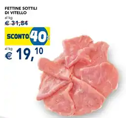 Esselunga Fettine sottili di vitello offerta