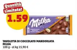 PENNY Tavoletta di cioccolato mandorlata Milka offerta