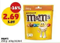PENNY M&M'S peanut offerta