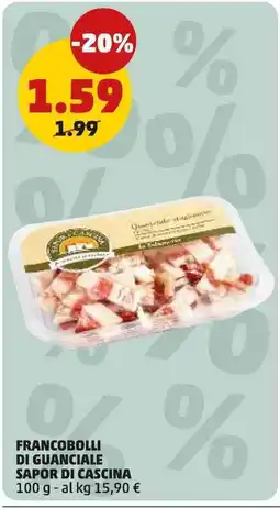 PENNY Francobolli di guanciale sapor di cascina offerta