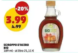 PENNY Sciroppo d'acero bio offerta