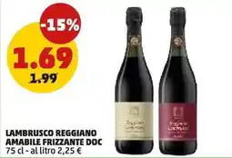 PENNY Lambrusco Reggiano Amabile Frizzante DOC offerta