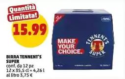 PENNY Birra Tennent's Super offerta