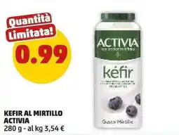 PENNY Kefir al mirtillo Activia offerta