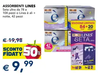 Assorbenti Lines Seta ultra