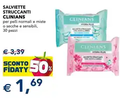 Esselunga Salviette struccanti Clinians offerta