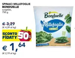 Esselunga Spinaci millefoglie Bonduelle offerta