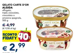 Esselunga Gelato Carte d'Or Algida offerta