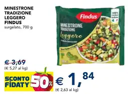 Esselunga Minestrone tradizione leggero Findus offerta