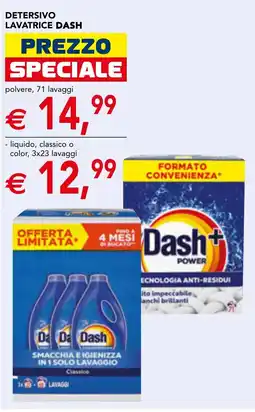 Esselunga Detersivo lavatrice Dash offerta