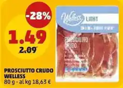 PENNY Prosciutto crudo Welless offerta