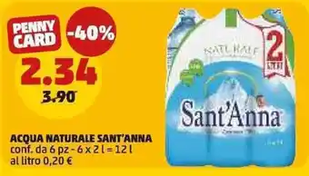 Acqua naturale Sant'Anna