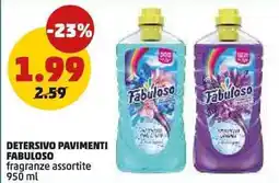 PENNY Detersivo pavimenti Fabuloso offerta