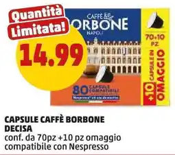 PENNY Capsule caffè Borbone Decisa offerta