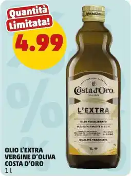 PENNY Olio l'extra vergine d'oliva Costa d'Oro offerta