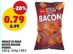 PENNY Snack di mais gusto bacon penny offerta