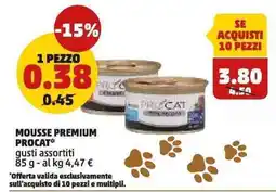 PENNY Mousse Premium Procat* offerta