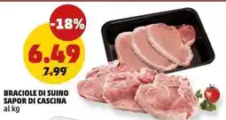 PENNY Braciole di suino Sapor di Cascina offerta