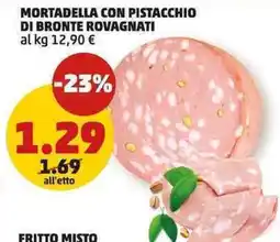 PENNY Mortadella con pistacchio di bronte rovagnati offerta
