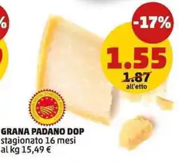 PENNY Grana Padano DOP offerta