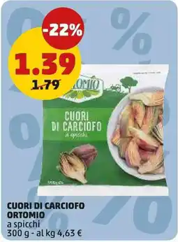 PENNY Cuori di carciofo ortomio offerta
