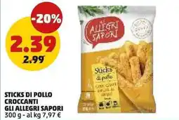 PENNY Sticks di pollo croccanti gli allegri sapori offerta