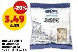 PENNY Anelli e ciuffi di calamari indopacifici offerta