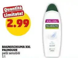 PENNY Bagnoschiuma XXL Palmolive pelli sensibili offerta